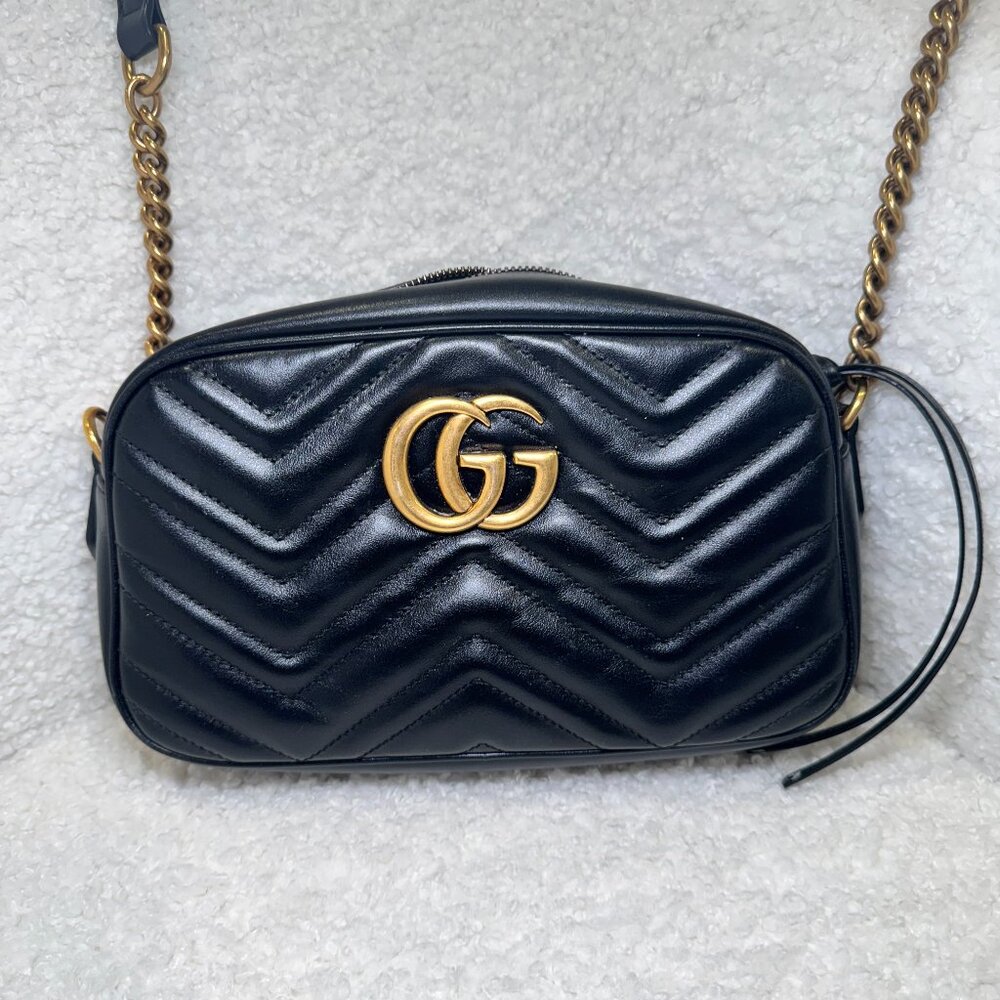Women's Gucci GG Marmont Small Camera Bag